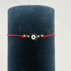 Handmade Evil Eye Bracelet – Adjustable Red String Bracelet